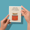 Your Birthday Makes the World Brighter Birthday Card - Freshie & Zero Studio Shop