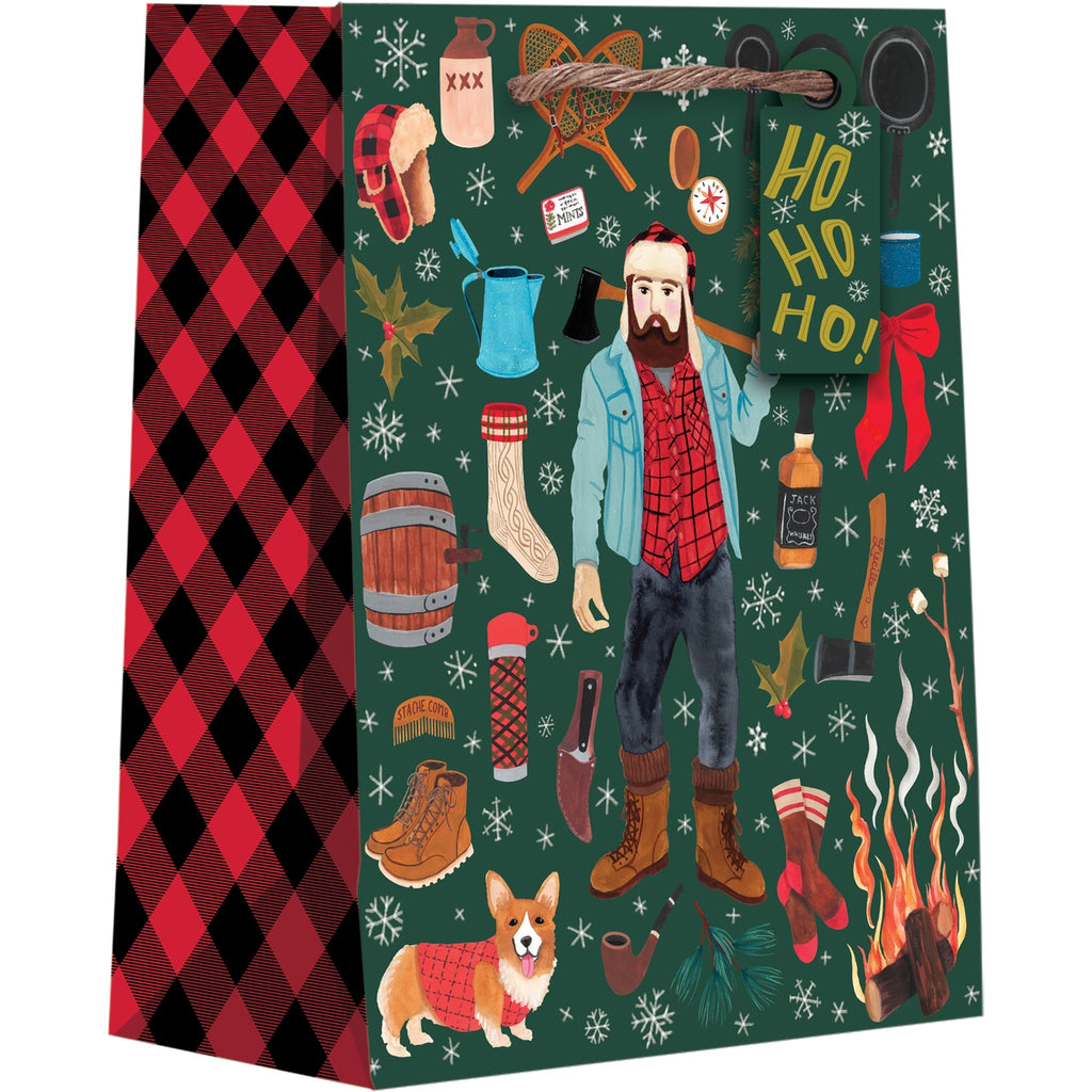 Winter Lumberjack Gift Bag - Medium - Freshie & Zero Studio Shop