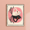 Fairytale Swan - Art Print: 5 x 7" - Freshie & Zero Studio Shop