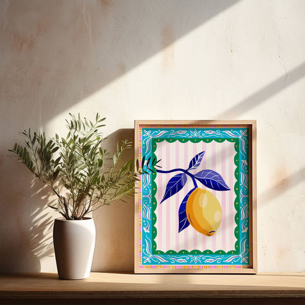 Luxurious Lemons Art Print by Tara Reed - 8 x 10 - Freshie & Zero Studio Shop