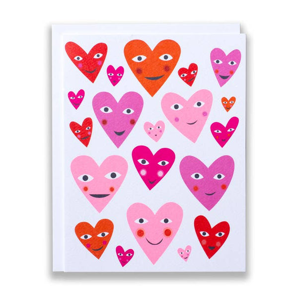 So Many Hearts Greeting Card - Freshie & Zero Studio Shop