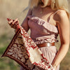 Handker Bandana: Agatha Dark Red No. 138 - Freshie & Zero Studio Shop
