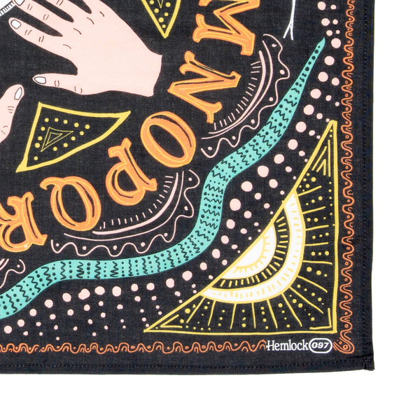 Hemlock Bandana: Rowena No. 098 - Freshie & Zero Studio Shop