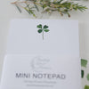 Four Leaf Clover Mini Notepad - Freshie & Zero Studio Shop