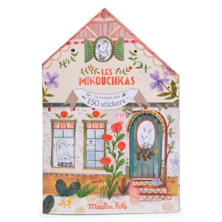 Coloring Book House with Stickers - Freshie & Zero Studio Shop