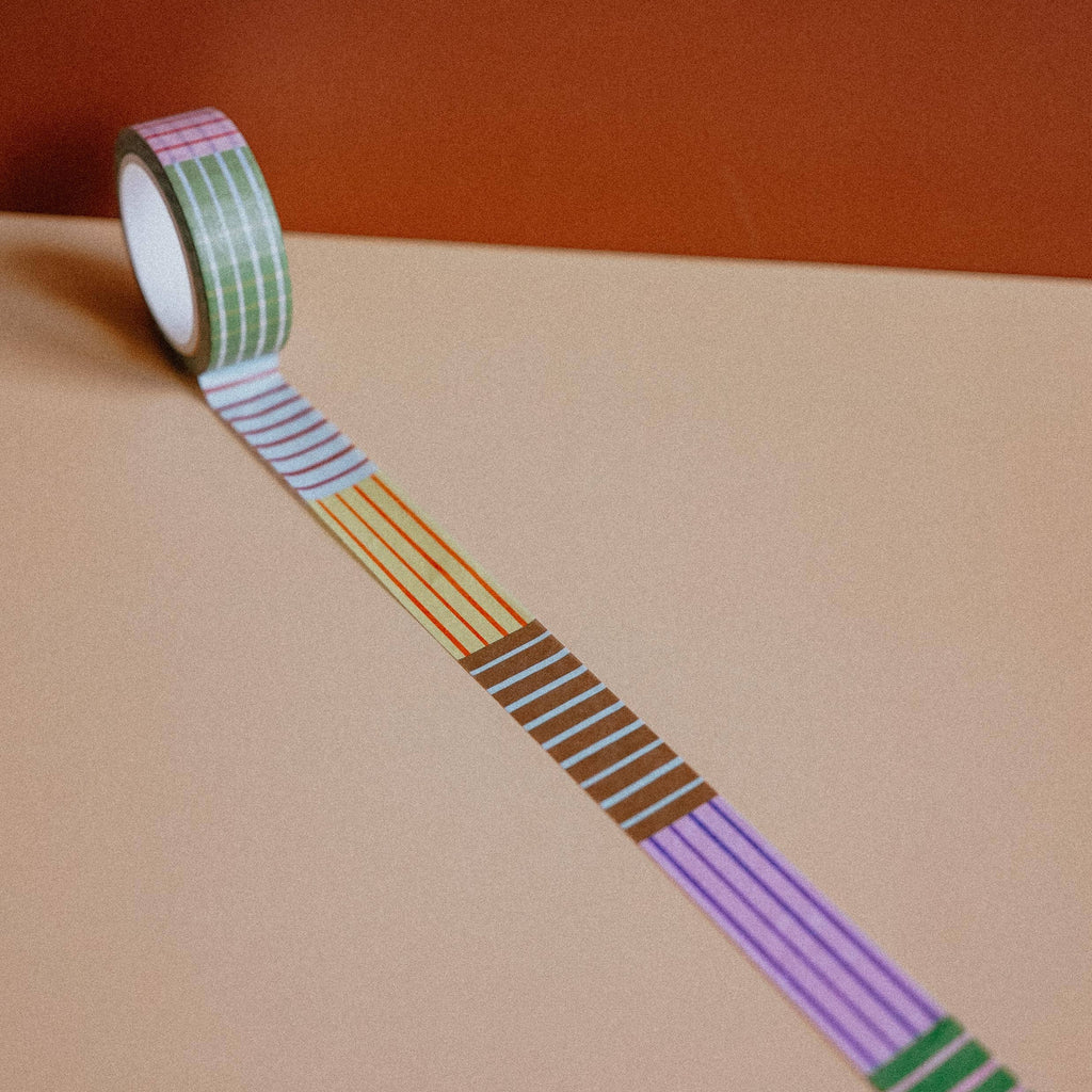 Washi Tape: Colorful Stripes - Freshie & Zero Studio Shop