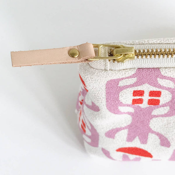 Orange + Lilac Chalet Toiletry Bag | Erin Flett - Freshie & Zero Studio Shop