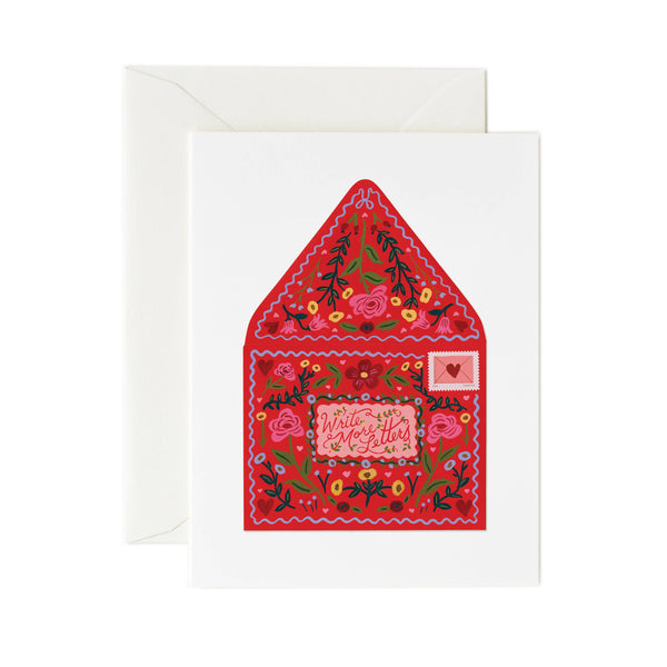 Write More Letters Card - Freshie & Zero Studio Shop