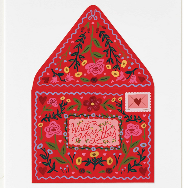 Write More Letters Card - Freshie & Zero Studio Shop