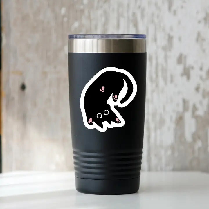 Rolly Black Cat Sticker - Freshie & Zero Studio Shop