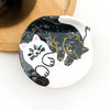 Yin Yang Cat Round Claw Clip - Freshie & Zero Studio Shop