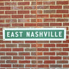 East Nashville Felt Banner: Green & Cream - Freshie & Zero Studio Shop
