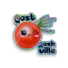 East Nashville Tomato Glitter Sticker - Freshie & Zero Studio Shop