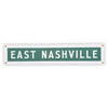 East Nashville Felt Banner: Green & Cream - Freshie & Zero Studio Shop