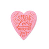 Vinyl Sticker - Spread Love - Freshie & Zero Studio Shop