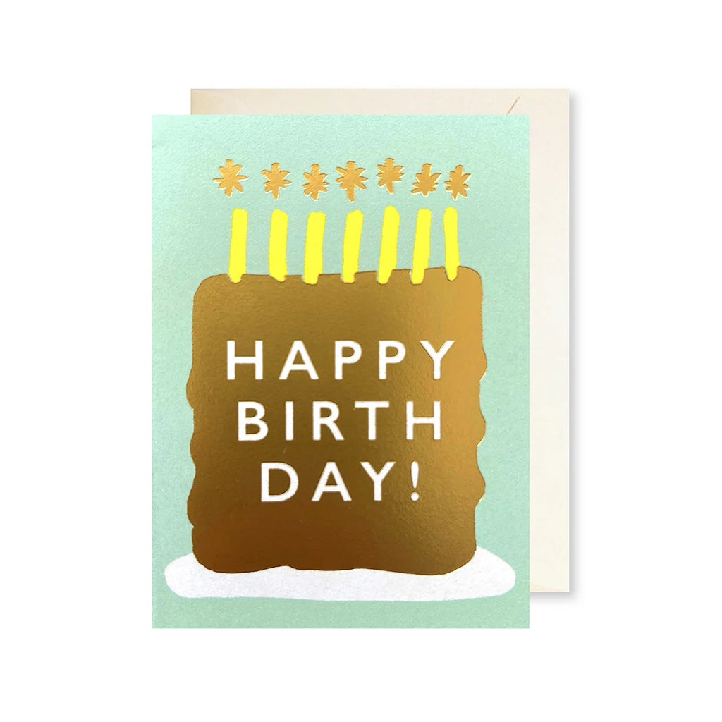 Gold birthday mini enclosure cards from Stannie & Lloyd, featuring elegant designs for greeting and note purposes.