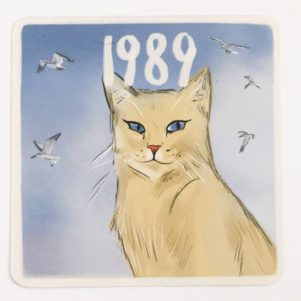 SwiftieCat 1989 Vinyl Sticker - Freshie & Zero Studio Shop