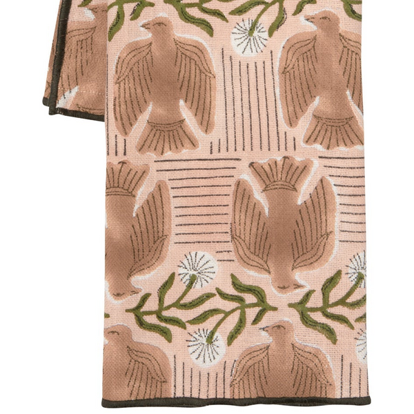 Peregrine Block Print Tea Towel by Danica - Freshie & Zero Studio Shop