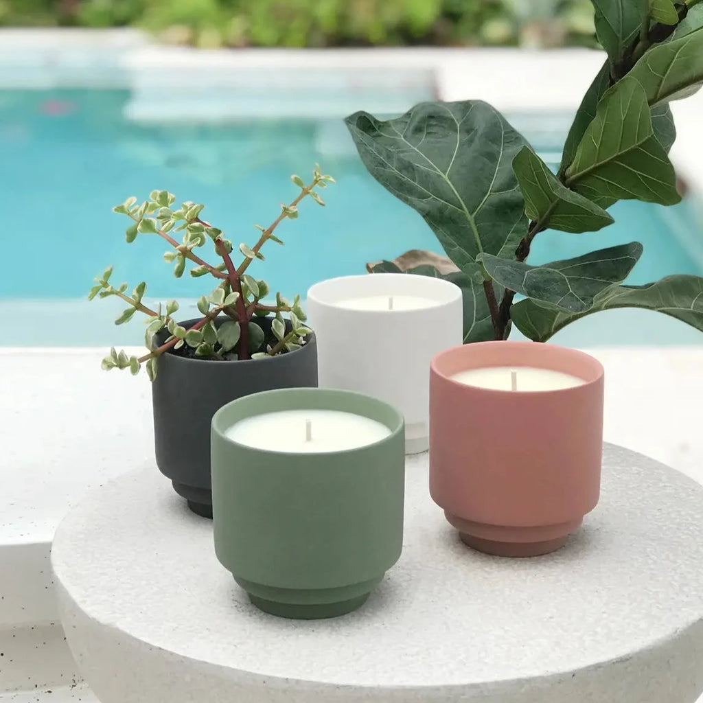 Green Tea Lemongrass Outdoor Candle by Botanica - Freshie & Zero Studio Shop
