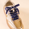 Velvet Ribbon Shoelaces - Blue - Freshie & Zero Studio Shop