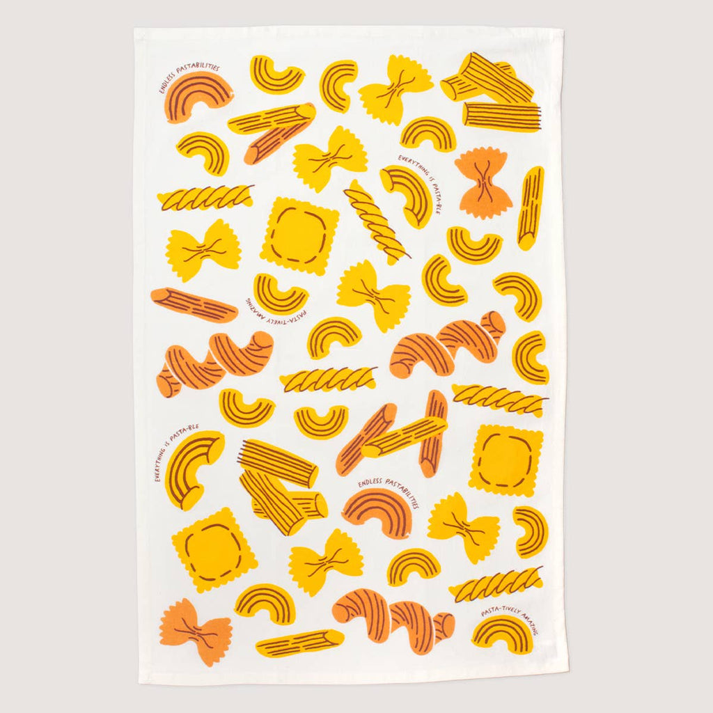 Pasta Pastabilities Flour Sack Tea Towel - Freshie & Zero Studio Shop