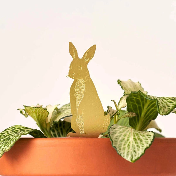 Brass Plant Pet: Rabbit - Freshie & Zero Studio Shop