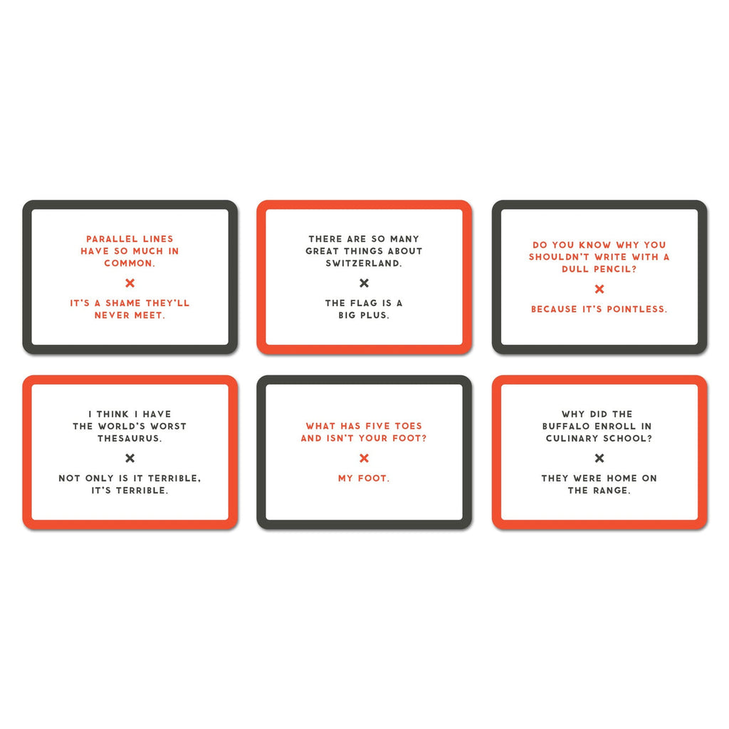 Emergency Dad Jokes Card Game - Freshie & Zero Studio Shop