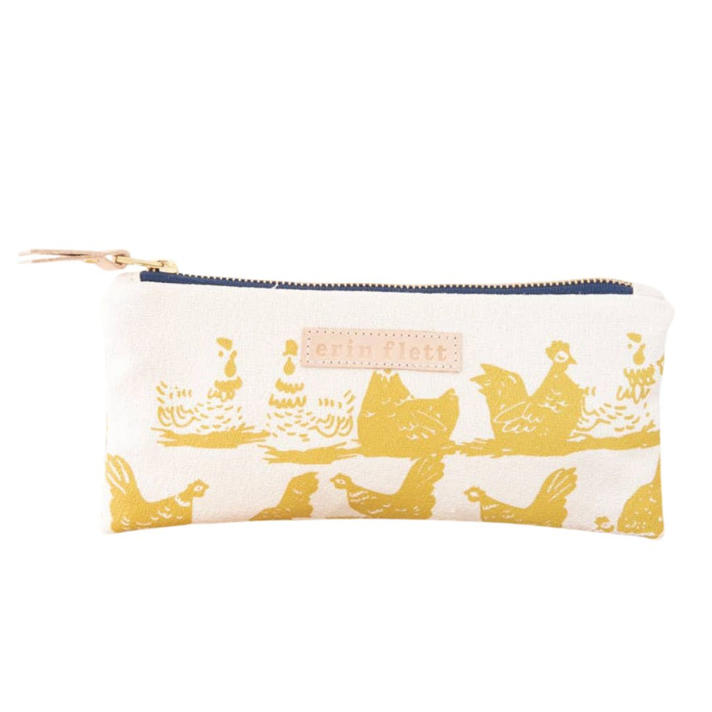 Hen House Pencil Bag | Erin Flett - Freshie & Zero Studio Shop