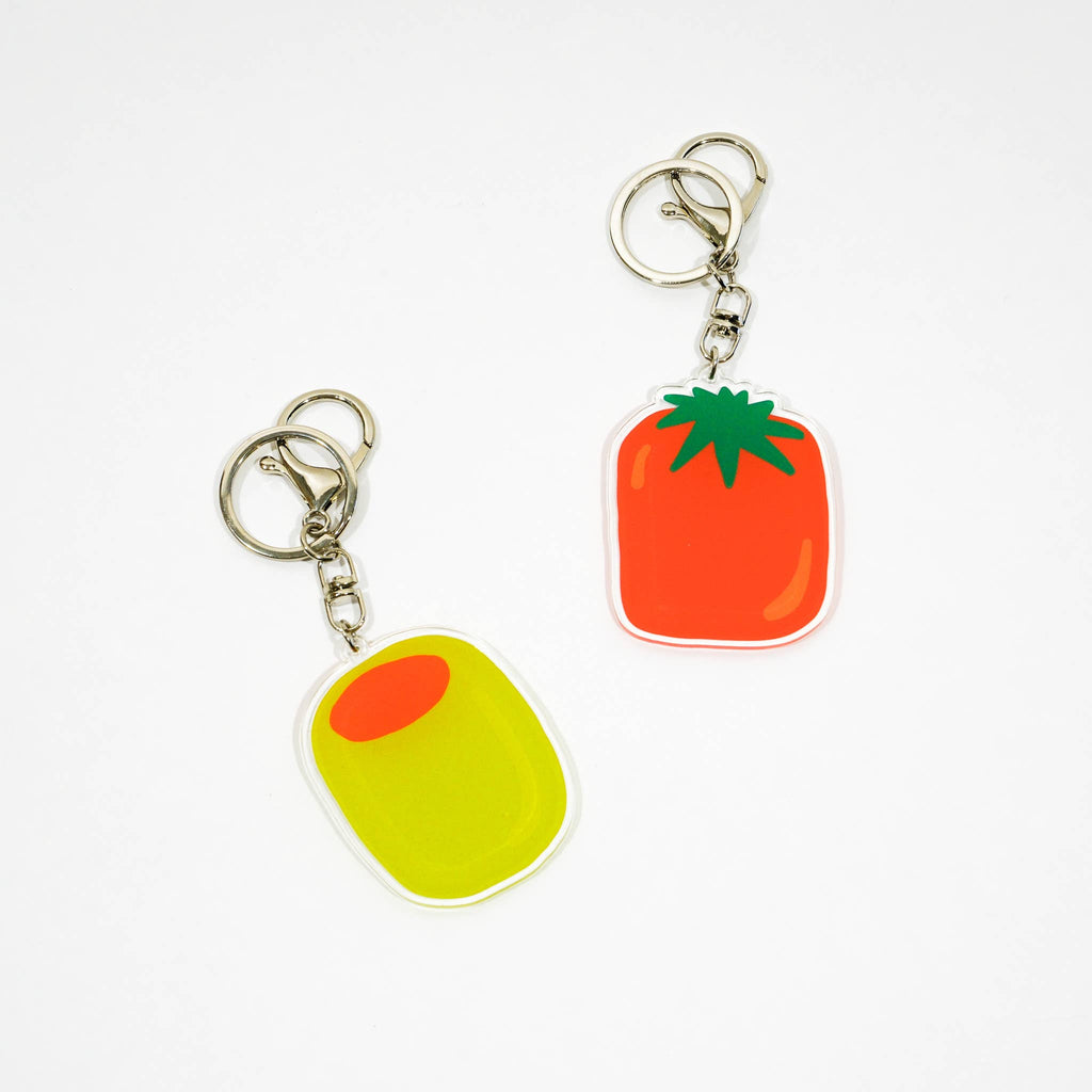 Tomato Acrylic Keychain - Freshie & Zero Studio Shop