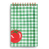 Tomato Green Gingham Task Pad - Freshie & Zero Studio Shop