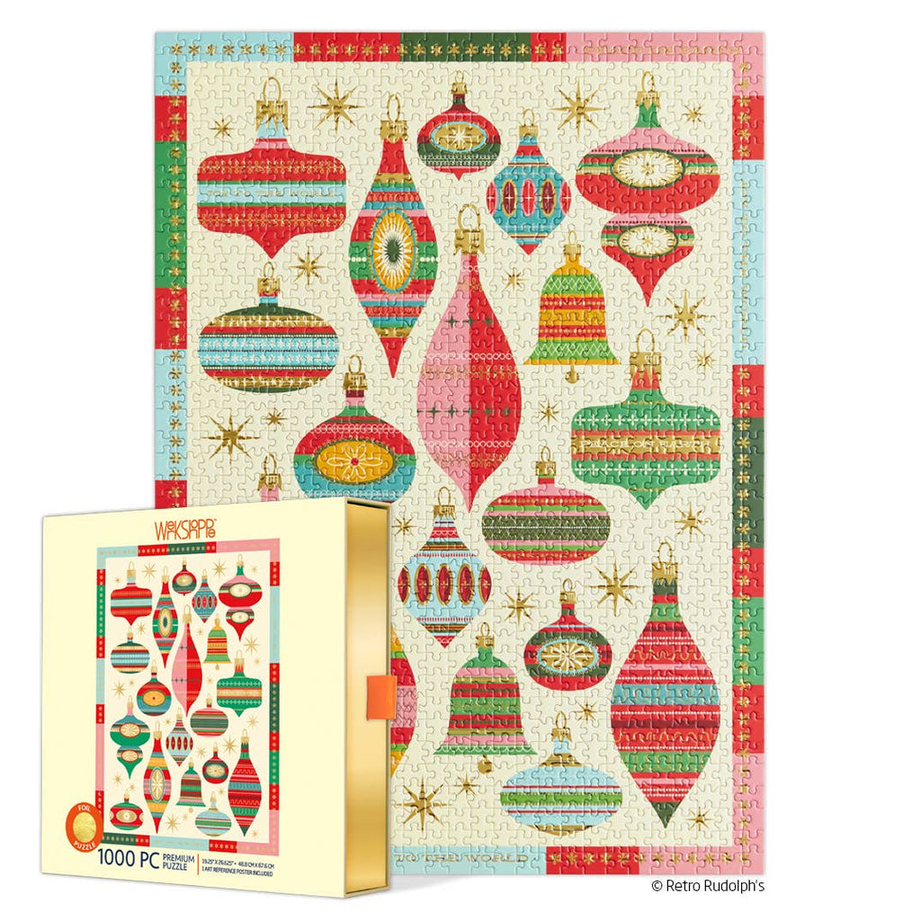Vintage Ornaments 1000 Piece Jigsaw Puzzle - Freshie & Zero Studio Shop