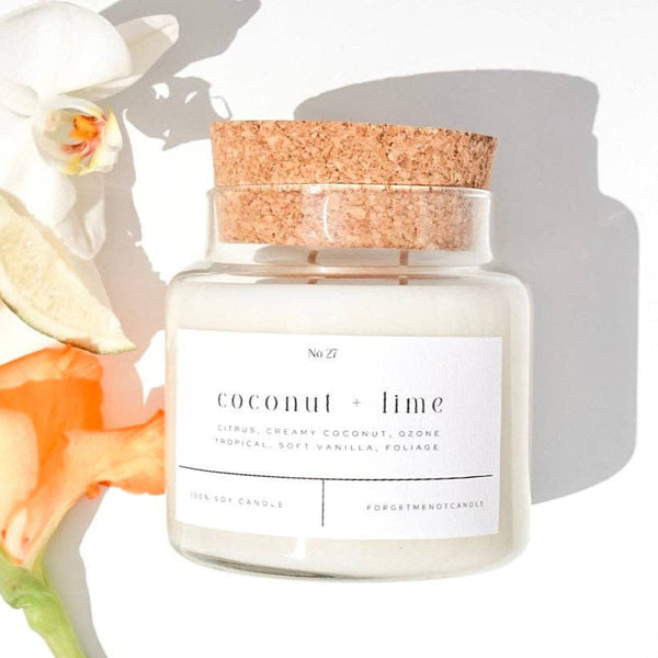 Coconut + Lime: Two Wick 22oz Candle - Freshie & Zero Studio Shop