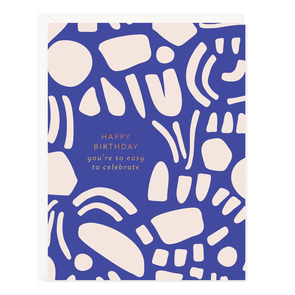 Easy to Celebrate You Birthday Card - Freshie & Zero Studio Shop