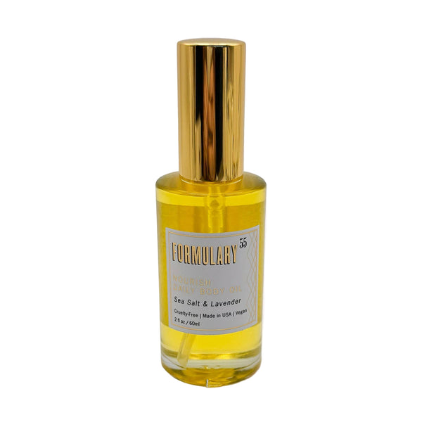 NEW Nourish Daily Body Oil -  Sea Salt & Lavender 2oz - Freshie & Zero Studio Shop