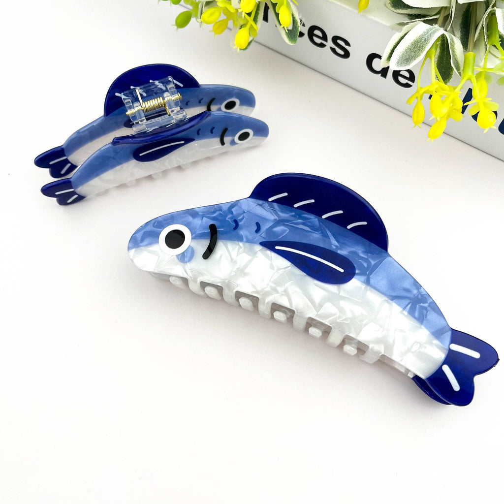 Sardine Fish Hair Claw: Large - Freshie & Zero Studio Shop