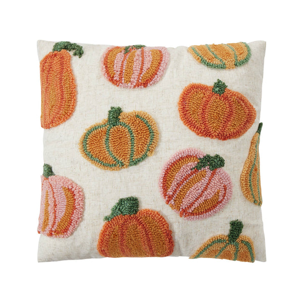 Pumpkins Dancing Tufted Pillow - Freshie & Zero Studio Shop