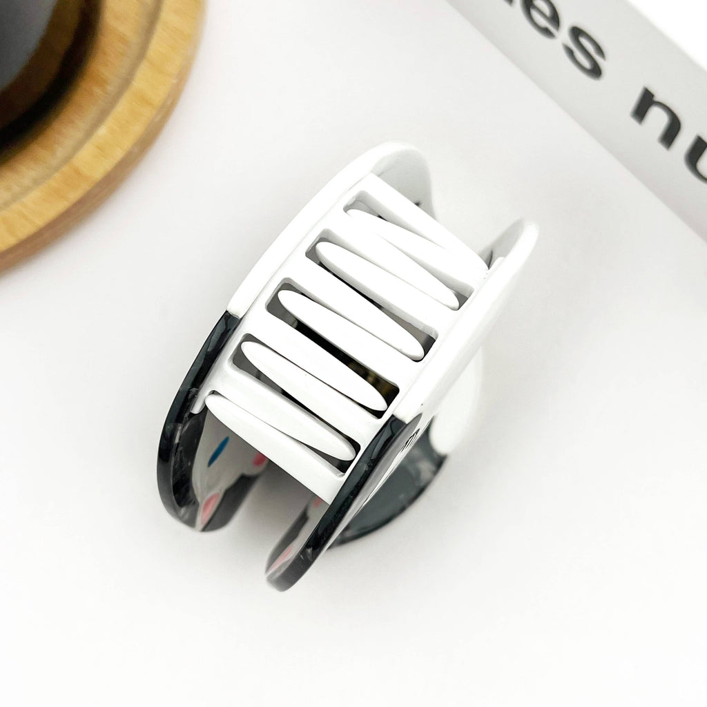 Yin Yang Cat Round Claw Clip - Freshie & Zero Studio Shop