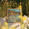El Baker Art Lake Tahoe art print, 14x14 inches, showcasing a scenic landscape with mountains and lake in vibrant colors.