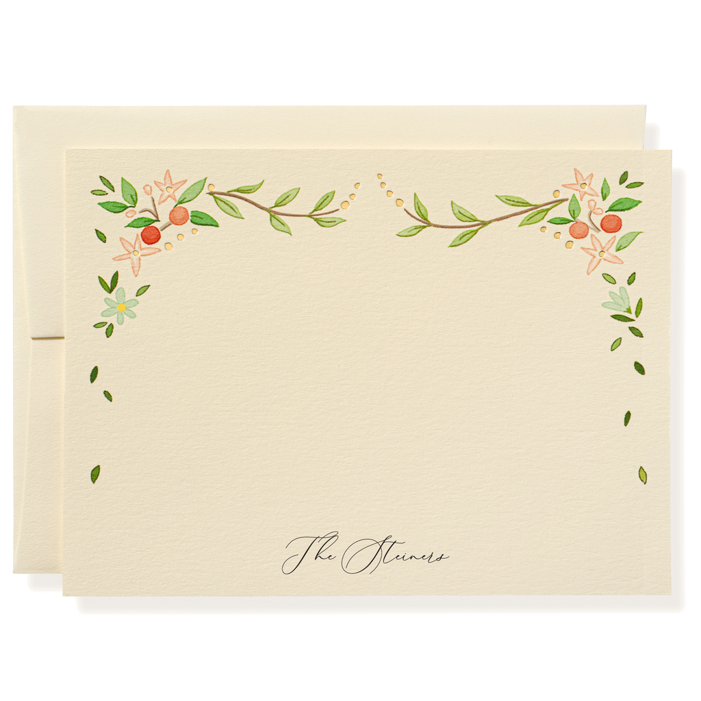 Lake Floral Notecards: Set of 10 - Freshie & Zero Studio Shop