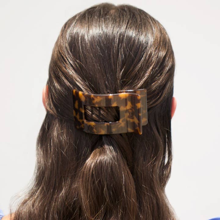 Teleties Small Flat Rectangle Hair Clip - Freshie & Zero Studio Shop