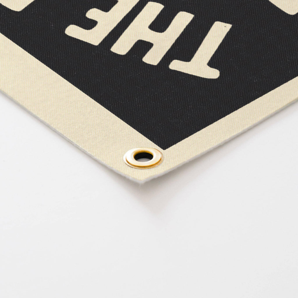 The Best Way To Predict The Future Is To Create It Felt Camp Flag - Freshie & Zero Studio Shop