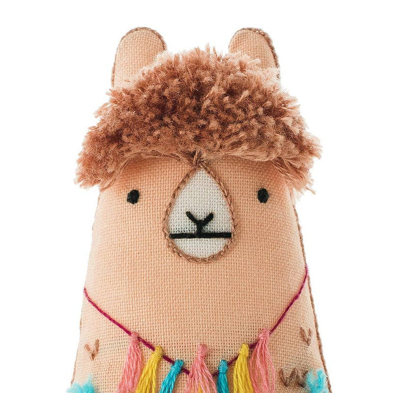 Llama - Embroidery Kit - Freshie & Zero Studio Shop