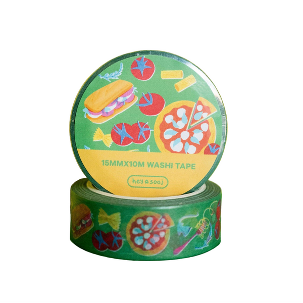 Washi Tape: Italian Food - Freshie & Zero Studio Shop