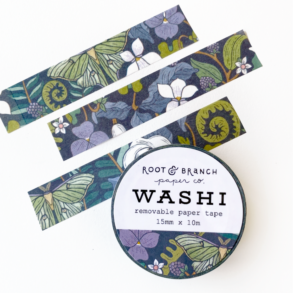 Woodland Bramble Washi Tape - Freshie & Zero Studio Shop