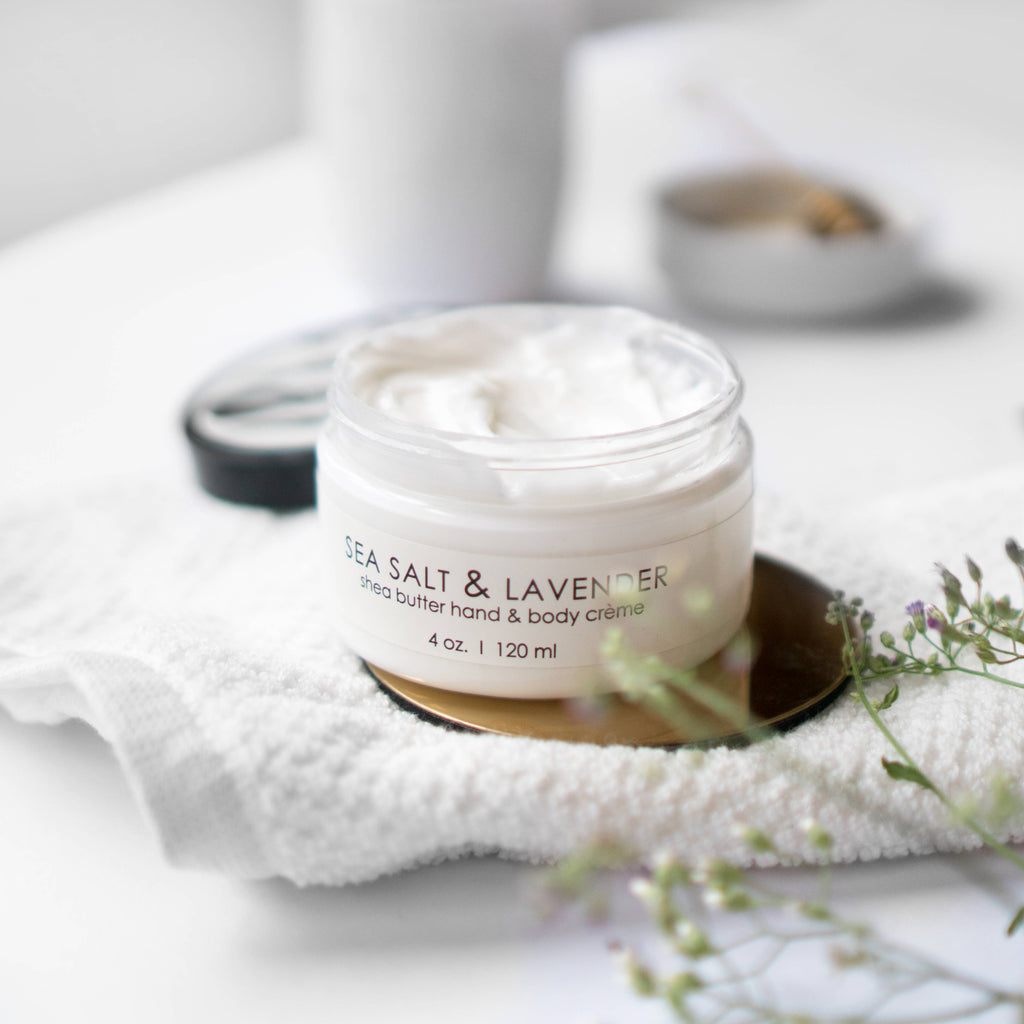 Sea Salt & Lavender Shea Butter Hand & Body Creme - Freshie & Zero Studio Shop