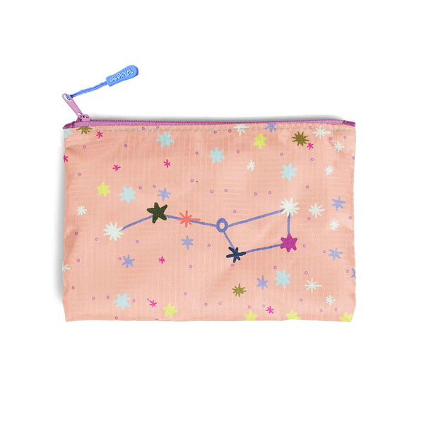Coral Big Dipper Small Recycled Zip Bag - Freshie & Zero Studio Shop