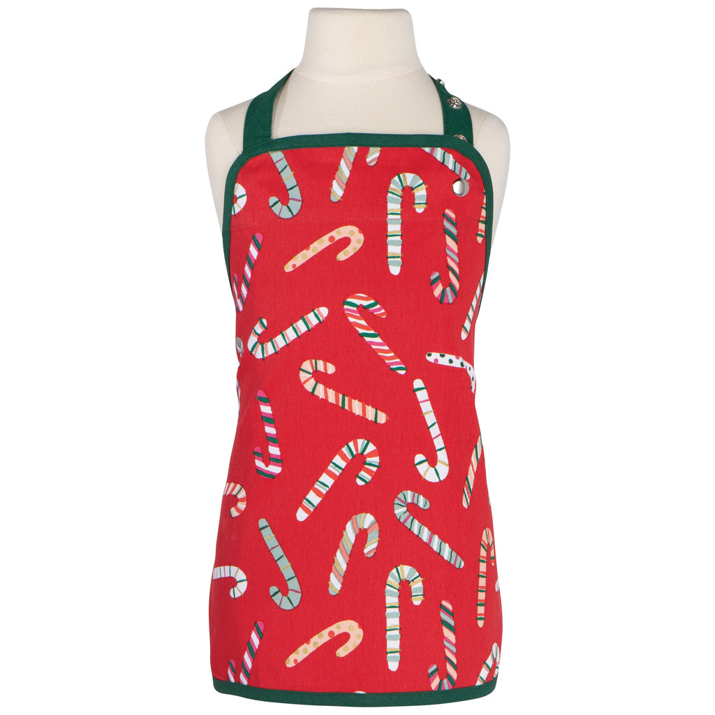 Merry Mints Candy Cane Kids Apron - Freshie & Zero Studio Shop
