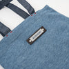 Embroidered Cat Tiny Book Tote - Blue | Kusuguru Japan - Freshie & Zero Studio Shop