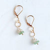 marine little gemstone earrings - Freshie & Zero Studio Shop