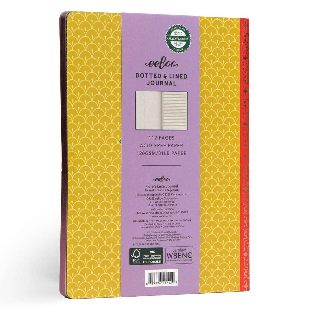 Flora's Luxe Gilded Journal - Freshie & Zero Studio Shop